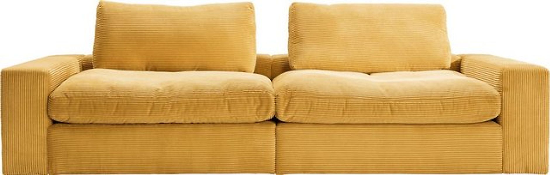 alina Big-Sofa Sandy, mit losen Sitz und Rückenkissen, in modernem Cordstof günstig online kaufen