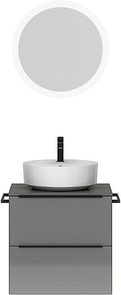 nobilia Badmöbel-Set "Alvene" vormontiert, mit Soft-Close, 2 Stk. tlg. günstig online kaufen