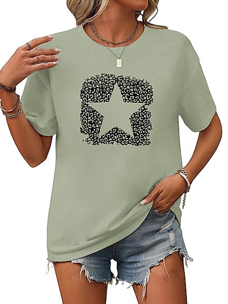 PYL Kurzarmbluse Damen Sommer Casual T-Shirt günstig online kaufen