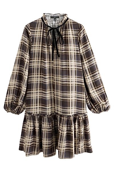 Next Minikleid Langärmeliges, gestuftes Minikleid zum günstig online kaufen