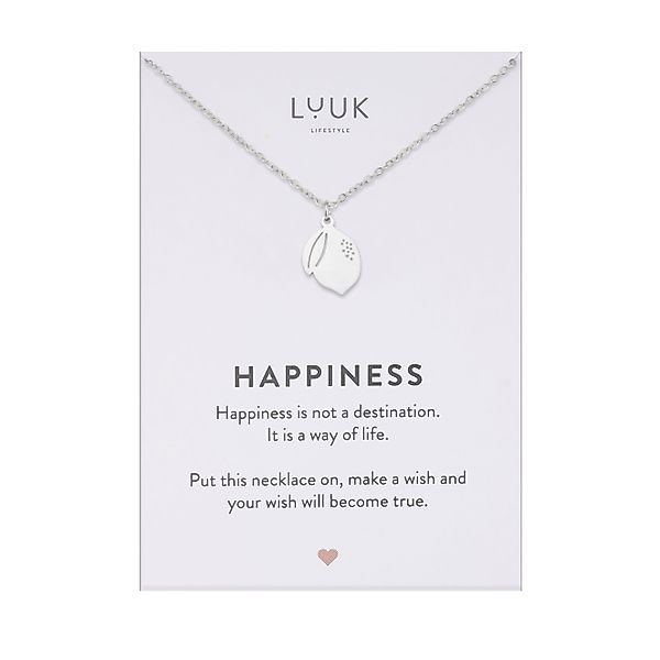 LUUK LIFESTYLE Kette mit Anhänger Zitrone, günstig online kaufen