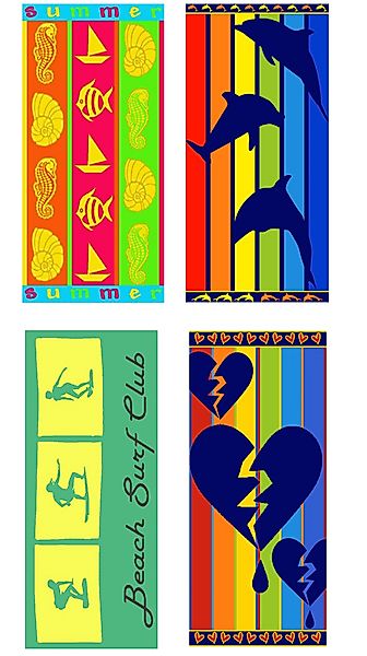 Betz Strandtuch Velours Strandtuch Strandlaken 70x140cm günstig online kaufen