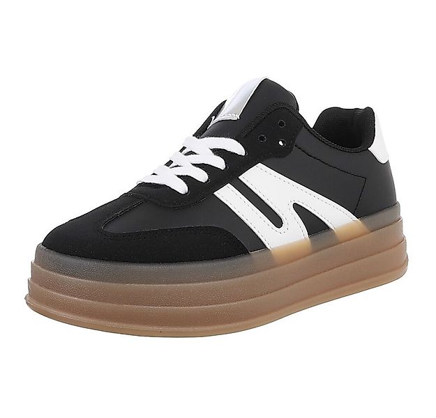 Ital-Design Damen Low-Top Freizeit Sneaker (88843379) Keilabsatz/Wedge Snea günstig online kaufen