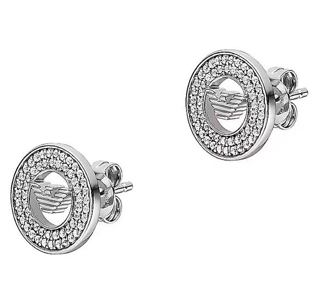 Emporio Armani Ohrring-Set Modische Silberohrringe mit Kristallen EG3587040 günstig online kaufen