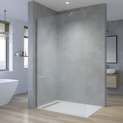 AQUABATOS Walk-in-Dusche Duschwand schwarz für Dusche günstig online kaufen