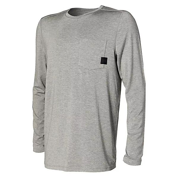 Saxx Underwear Sleepwalker Pocket Langarm T-shirt Pyjama M Dark Grey Heathe günstig online kaufen