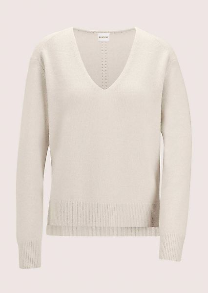 MADELEINE Longpullover "Pullover Kaschmir-Pullover mit V-Ausschnitt" günstig online kaufen
