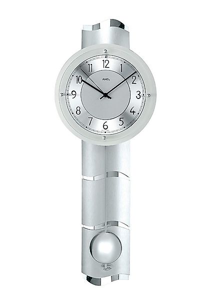 AMS Funk-Pendelwanduhr F5215 (Quarz,diamantgedrehtes Zifferblatt,Made in günstig online kaufen