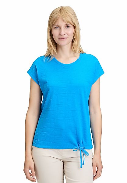 Betty Barclay Kurzarmshirt "Betty Barclay Damen Strukturshirt mit Tunnelzug günstig online kaufen