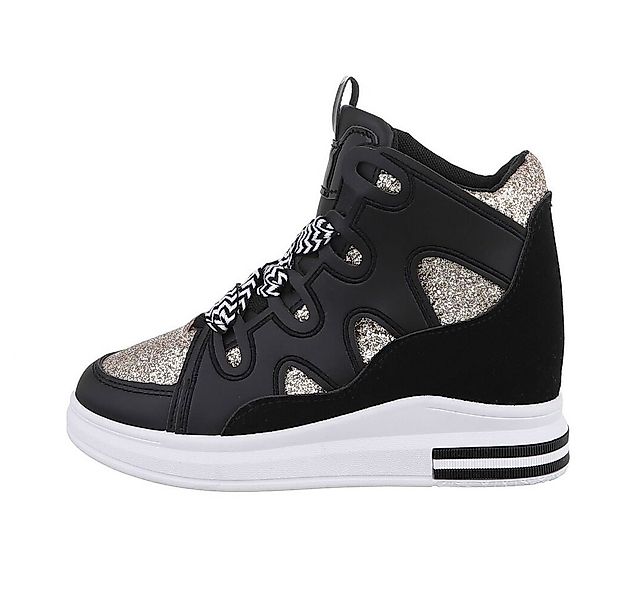 Ital-Design Damen High-Top Freizeit Sneakerboots (84463420) Keilabsatz/Wedg günstig online kaufen
