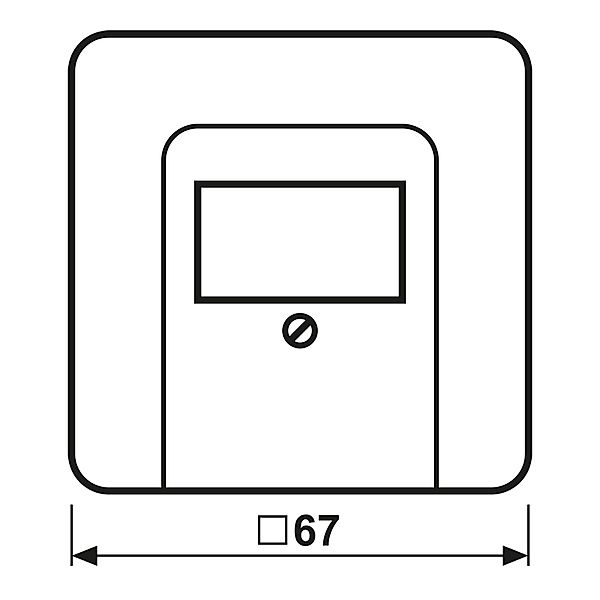 Jung Abdeckung aws für TAE-Dose CD 569 T WW - CD569TWW günstig online kaufen