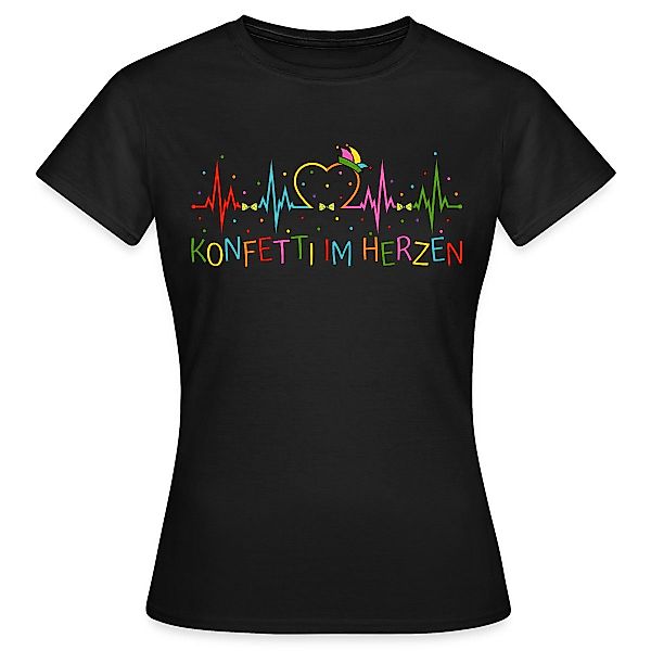 Spreadshirt T-Shirt Herzschlag Konfetti Im Herzen günstig online kaufen