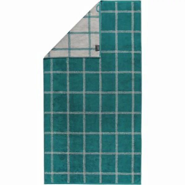 Cawö Handtücher Luxury Home Two-Tone Grafik 604 smaragd - 44 Handtücher grü günstig online kaufen