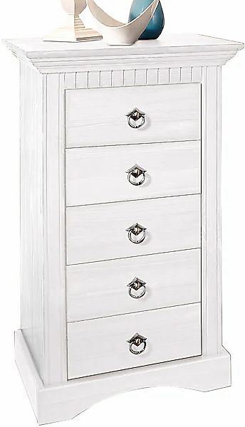 Home affaire Kommode »Rustic«, Breite 48cm, aus massiver Kiefer, FSC®-zerti günstig online kaufen