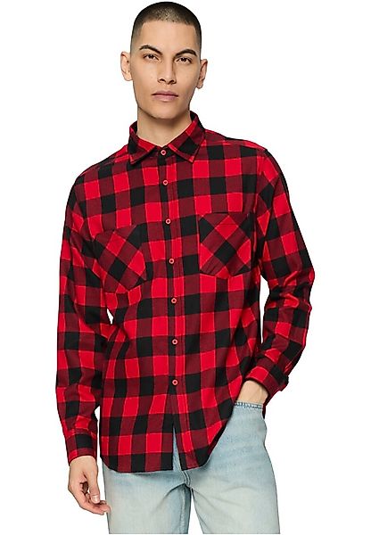 Urban Classics Herren Freizeithemd CHECKED FLANELL - Regular Fit günstig online kaufen
