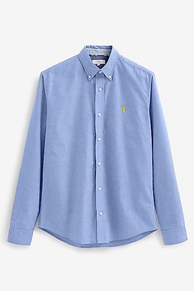 Next Langarmhemd Langärmeliges Oxfordhemd mit Hirsch günstig online kaufen
