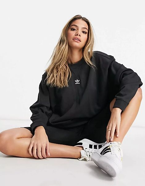 adidas Originals – Essentials – Schwarzes Sweatshirt günstig online kaufen