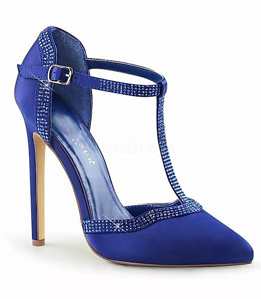 D'Orsay Pumps SEXY-25 - Satin Blau (Schuhgröße: EUR 44) günstig online kaufen