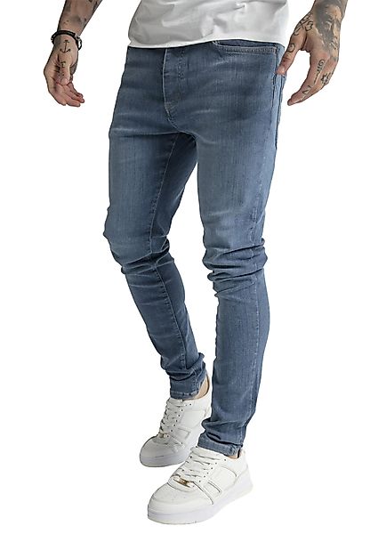 SikSilk Herren Jeans MESSI X SIKSILK EMBROIDERED SLIM FIT DENIMS SS-21696 M günstig online kaufen