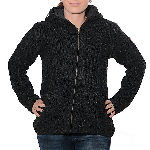 KUNST UND MAGIE Longstrickjacke Klassische Damen Strickjacke Wolle Jacke + günstig online kaufen