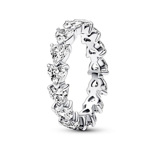 Pandora Silberring Eternity Herzring aus 925er Silber mit Zirkonia von PAND günstig online kaufen