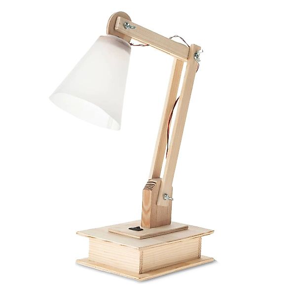 matches21 HOME & HOBBY Holzbausatz „Tischlampe“ günstig online kaufen