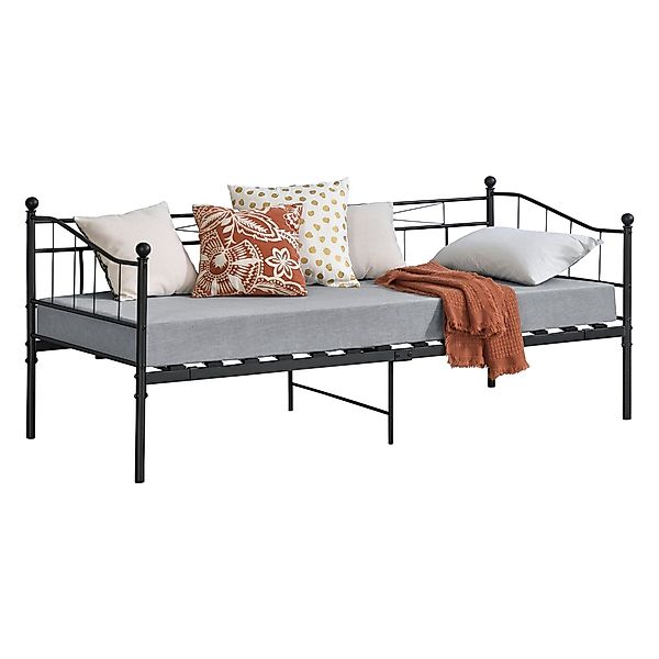 en.casa Metallbett, »Arjeplog« Tagesbett Bettgestell 90x200cm günstig online kaufen