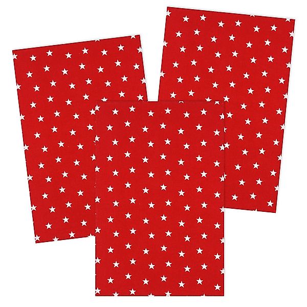 Kracht Geschirrtuch Sternchen, (Set, 3-tlg., Set), günstig online kaufen