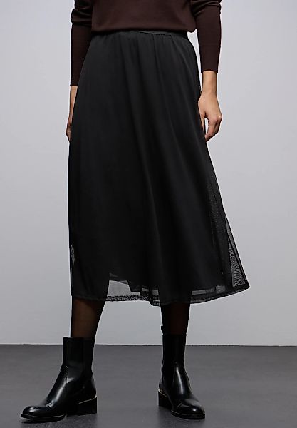 STREET ONE Meshrock 3/4 Länge mit Gummizug günstig online kaufen