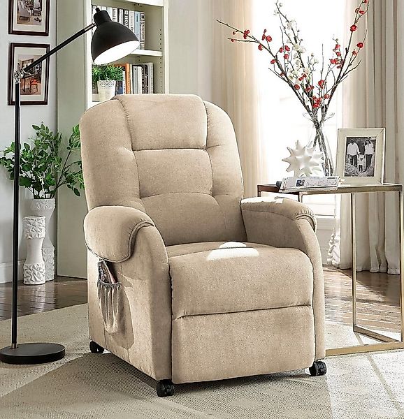 ATLANTIC home collection Relaxsessel Tobi, mit Relaxfunktion, Federkern & A günstig online kaufen