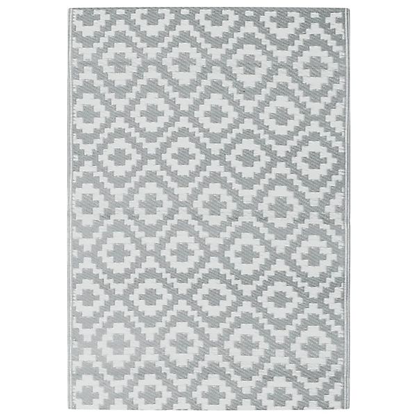 vidaXL Outdoorteppich Grau 140x200 Cm Pp 2008986 günstig online kaufen