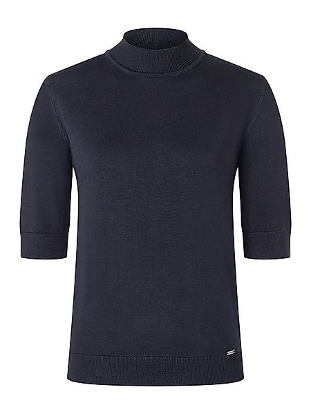 MORE&MORE Stehkragenpullover Viskose-Feinstrickpullover günstig online kaufen