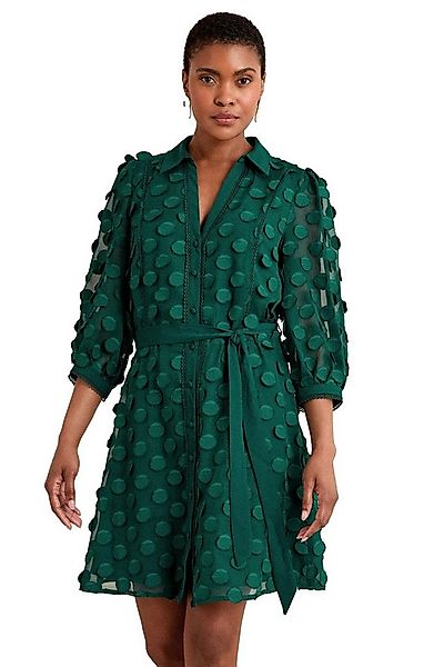 Love & Roses Minikleid Love & Roses Mini-Hemdkleid mit 3D-Pünktchen (1-tlg) günstig online kaufen