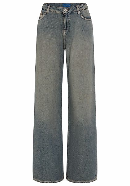 HUGO Blue 5-Pocket-Jeans "Gobana" Low Rise, Wide Leg günstig online kaufen