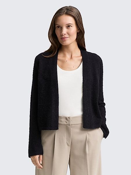 TOM TAILOR Cardigan Pullover & Strickjacken Cardigan aus Federgarn günstig online kaufen