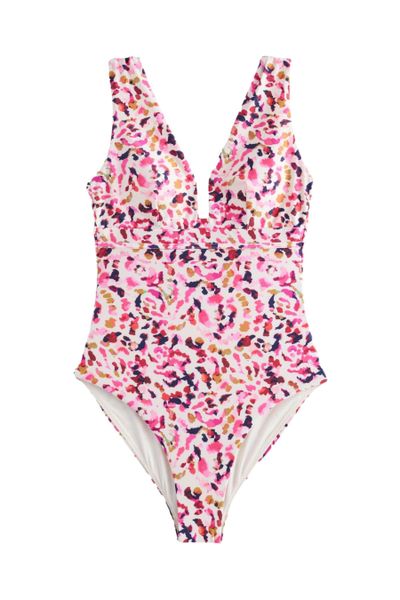 Next Badeanzug Bauchformender Badeanzug mit tiefem günstig online kaufen