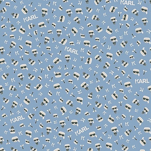 PROFHOME 378431-GU Exklusive Luxus Tapete Abstrakt Blau Schwarz Weiß 0,53 m günstig online kaufen