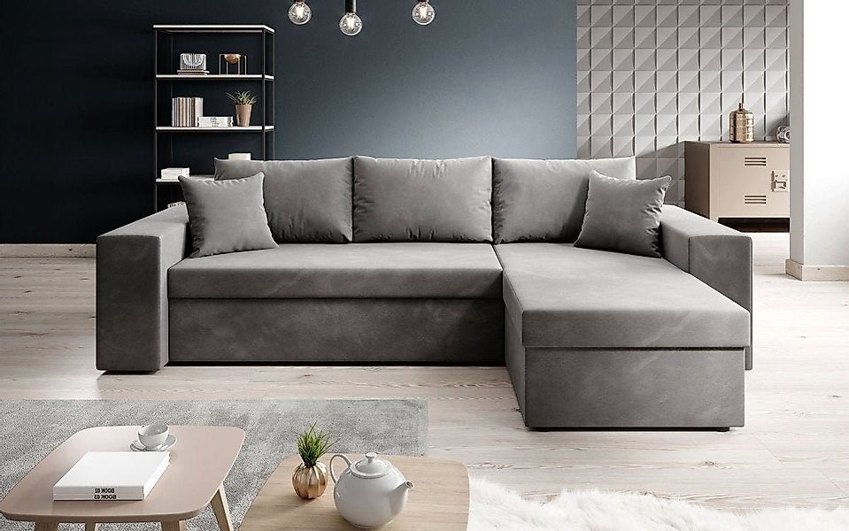 Luxusbetten24 Schlafsofa Designer Sofa Denver, mit günstig online kaufen