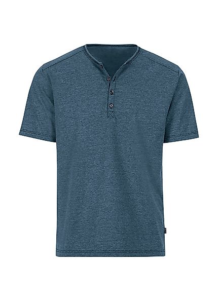 Trigema T-Shirt "TRIGEMA T-Shirt mit Knopfleiste DELUXE Baumwolle" 1 Stk. günstig online kaufen