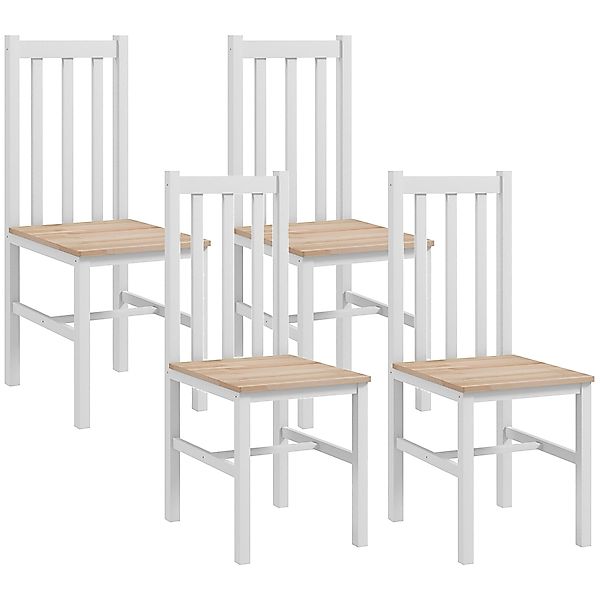 HOMCOM Esszimmerstuhl Küchenstuhl mit Rückenlehne, Stühle günstig online kaufen