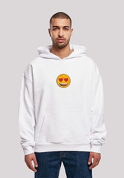 emoji couture Hoodie Smiling furry yellow face jewel hearted eyes Premium Q günstig online kaufen