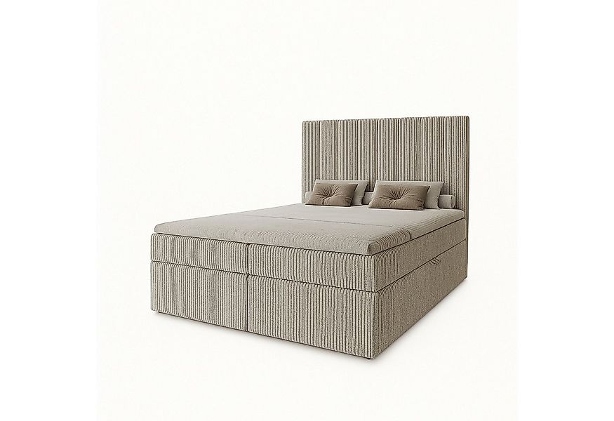 MARPUR Boxspringbett NERO MIL (Boxspringbett, Bettkasten, Matratze), Bettka günstig online kaufen