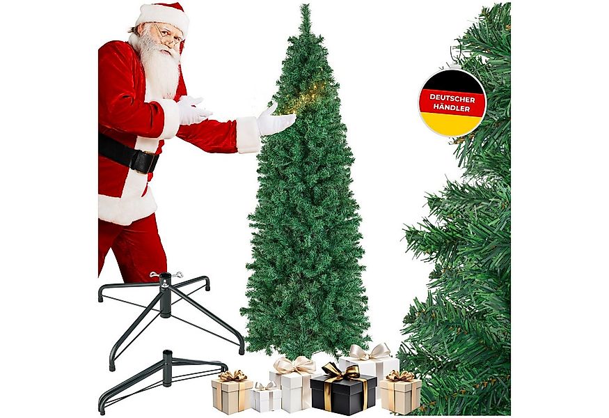 tectake Künstlicher Weihnachtsbaum Künstlicher Christbaum in Grün Tannenbau günstig online kaufen