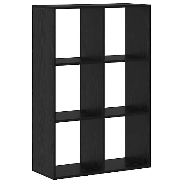 vidaXL Bücherregal Schwarz 69,5 x 29 x 103,5 cm Holzwerkstoff 879665 günstig online kaufen