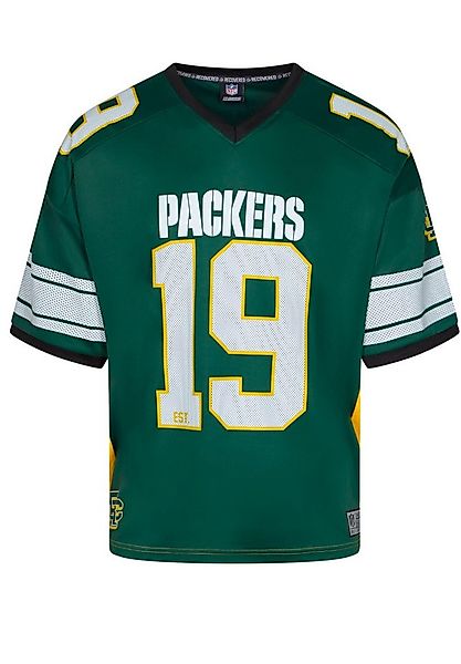 Recovered T-Shirt Green Bay Packers NFL Mesh Oversized Top Jersey Trikot Gr günstig online kaufen