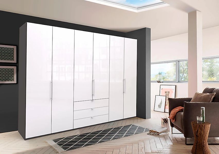 WIEMANN Kleiderschrank "Loft" Glasfront günstig online kaufen