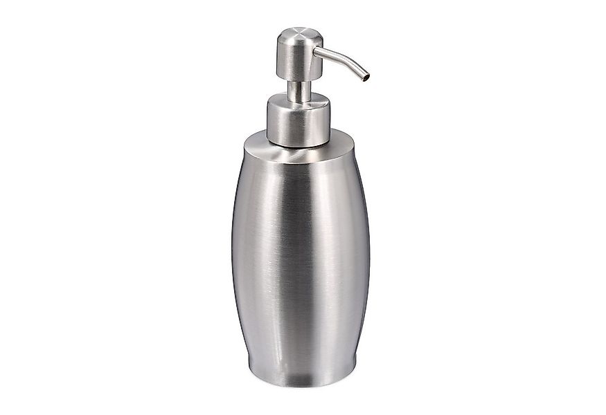 relaxdays Seifenspender Edelstahl 350 ml, silber günstig online kaufen