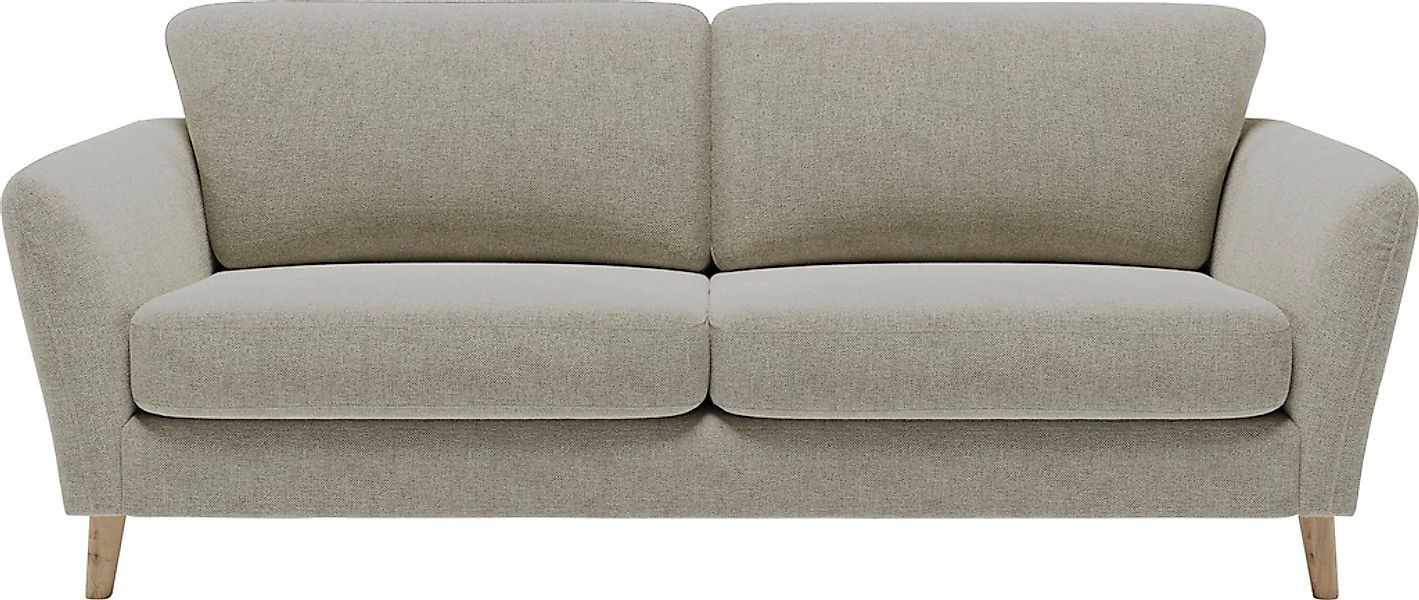 Home affaire 3-Sitzer "MARSEILLE 3er Sofa 206 cm, Cord, Flachgewebe, Strukt günstig online kaufen