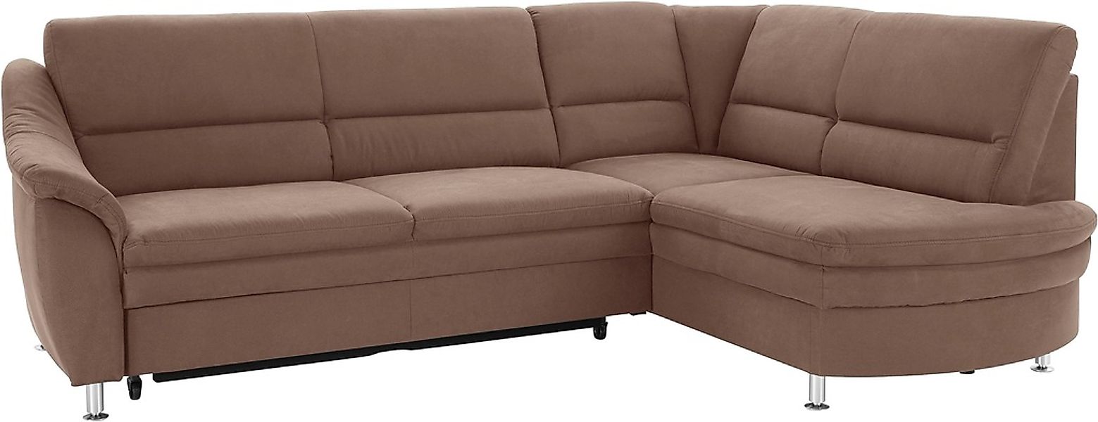 sit&more Ecksofa "Cardoso L-Form" mit Federkern, wahlweise mit Bettfunktion günstig online kaufen