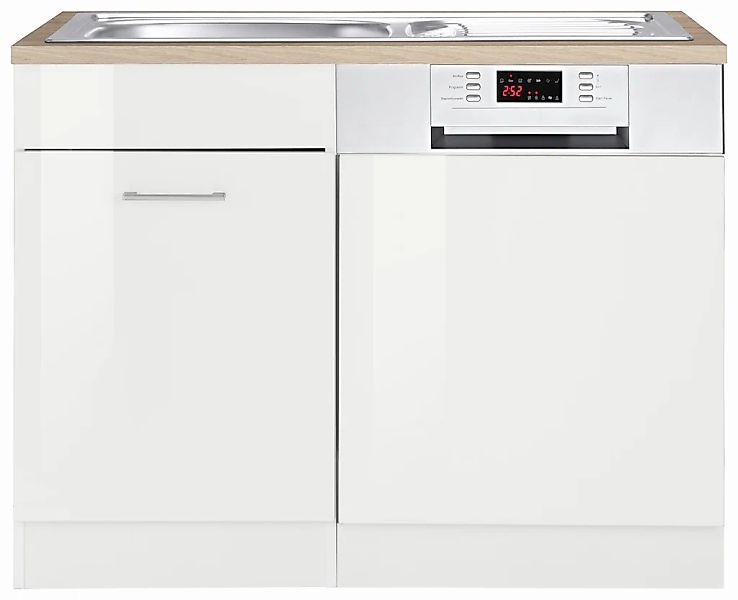 KOCHSTATION Spülenschrank »KS-Utah« Breite 110 cm, mit Tür/Sockel für Gesch günstig online kaufen